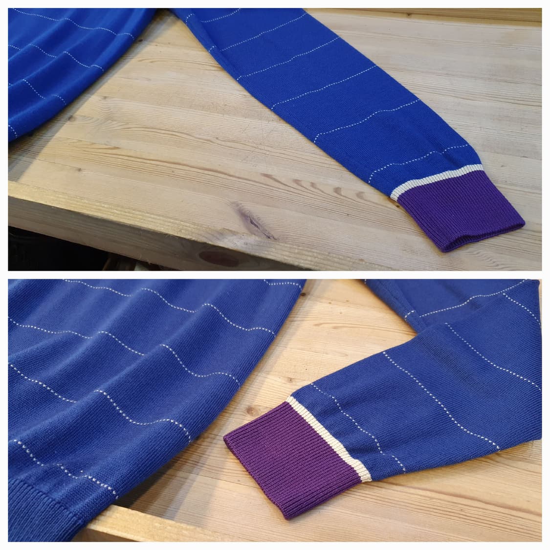 95.라코스테 블루 니트 상품이미지4