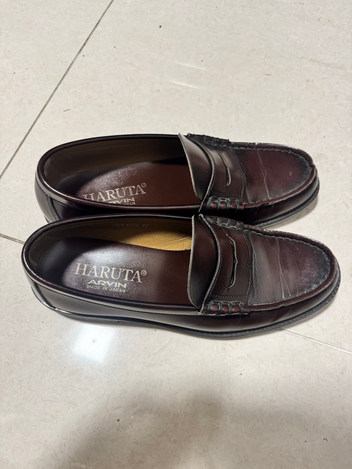 하루타 페니 로퍼 브라운 270 상품이미지1