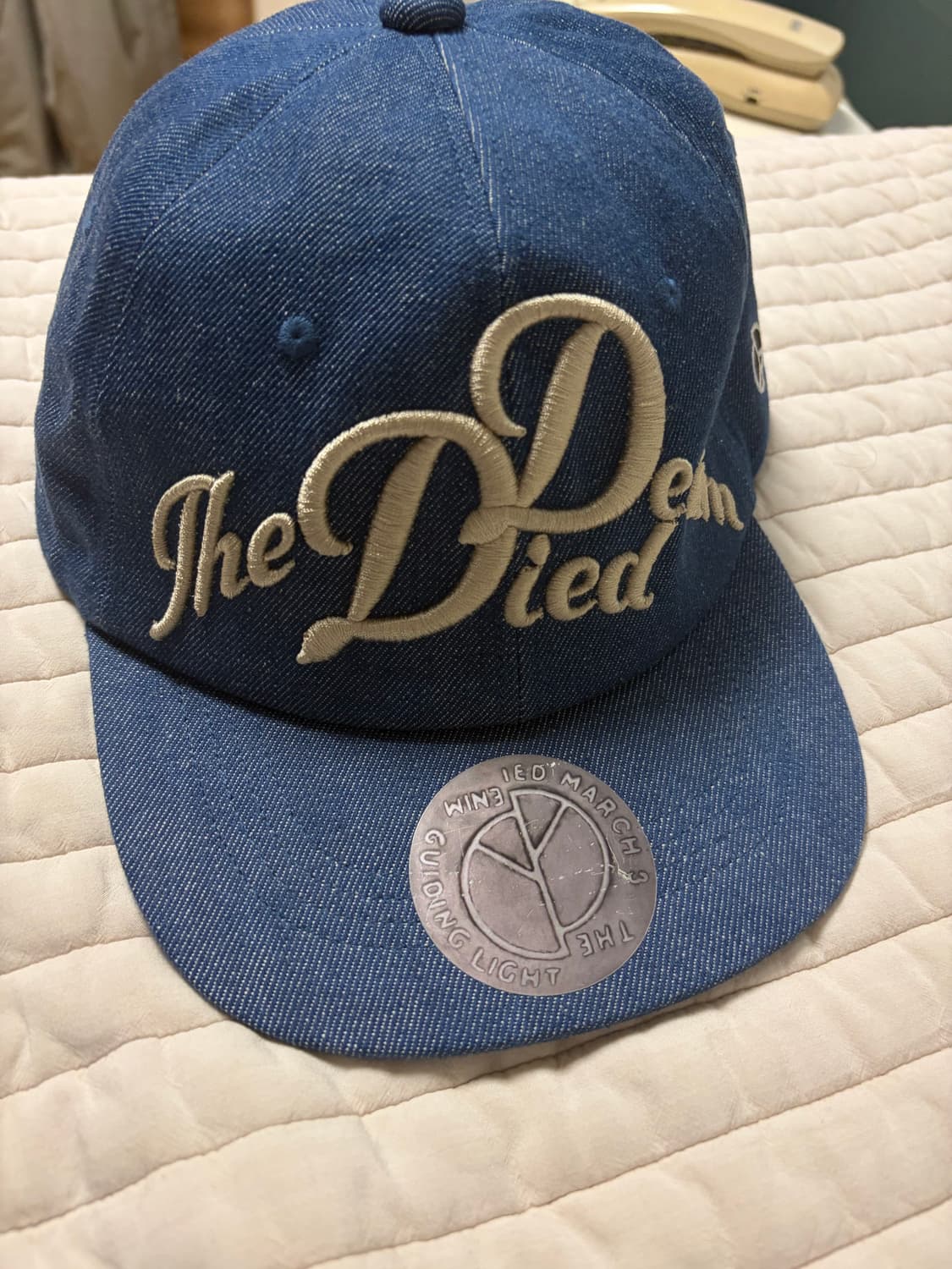 캐피탈 11.5oz 더 데님다이드 자수 베이스볼캡 상품이미지3