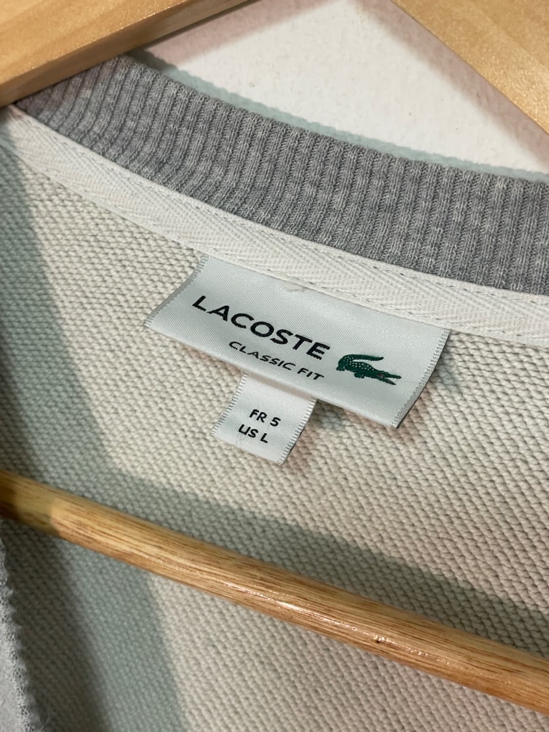 라코스테 빅로고 와펜 맨투맨 상품이미지5