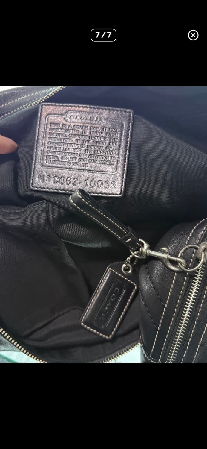 코치 하프 숄더백 상품이미지7