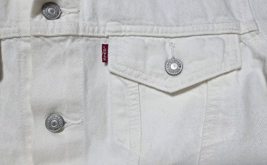 [S급] 리바이스 화이트 데님 자켓 (S사이즈) - 미사용 새상품 상품이미지7