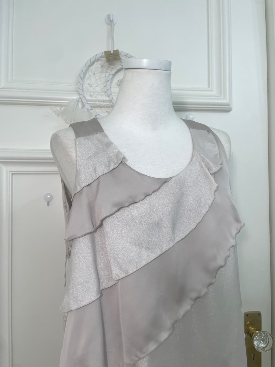 mute lavender crystal button long cardig 상품이미지5