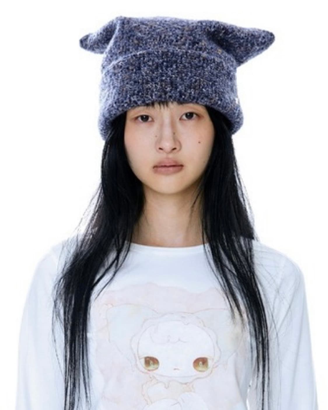 코이세이오 캣비니 퍼플 한시간 착용 상품이미지1