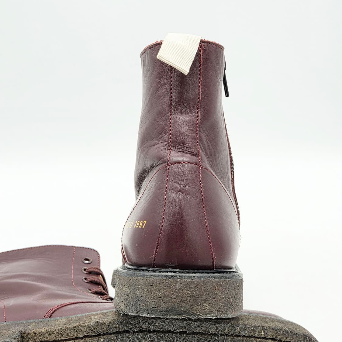 커먼프로젝트 ZIP 컴뱃부츠 버건디 (42) 상품이미지2