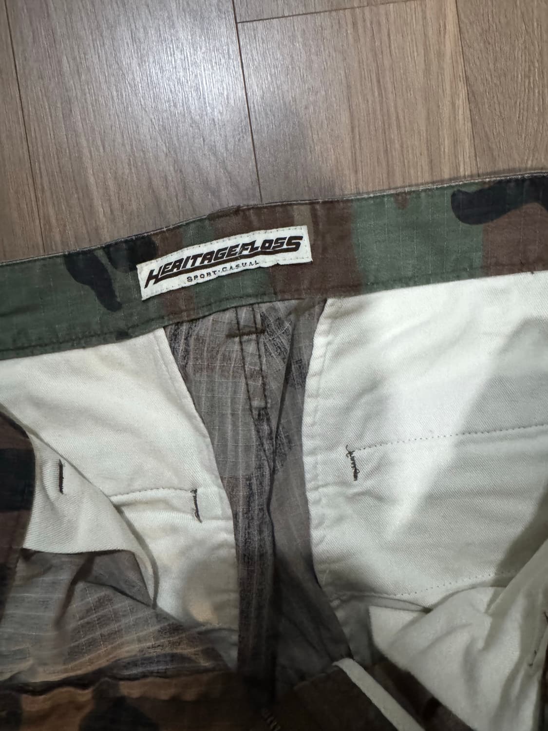 헤리티지플로스 립스탑 카고팬츠 M 상품이미지3