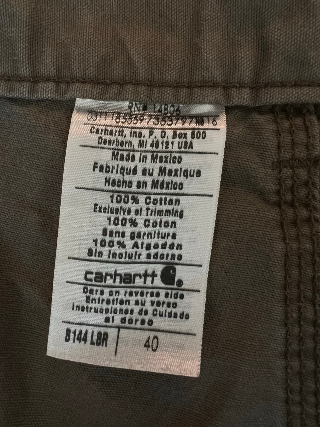 칼하트 반바지 상품이미지5