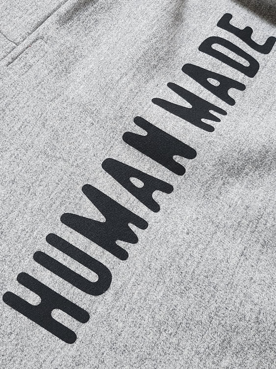 휴먼메이드 클레식 집업 스웨트 후디 그레이 상품이미지3