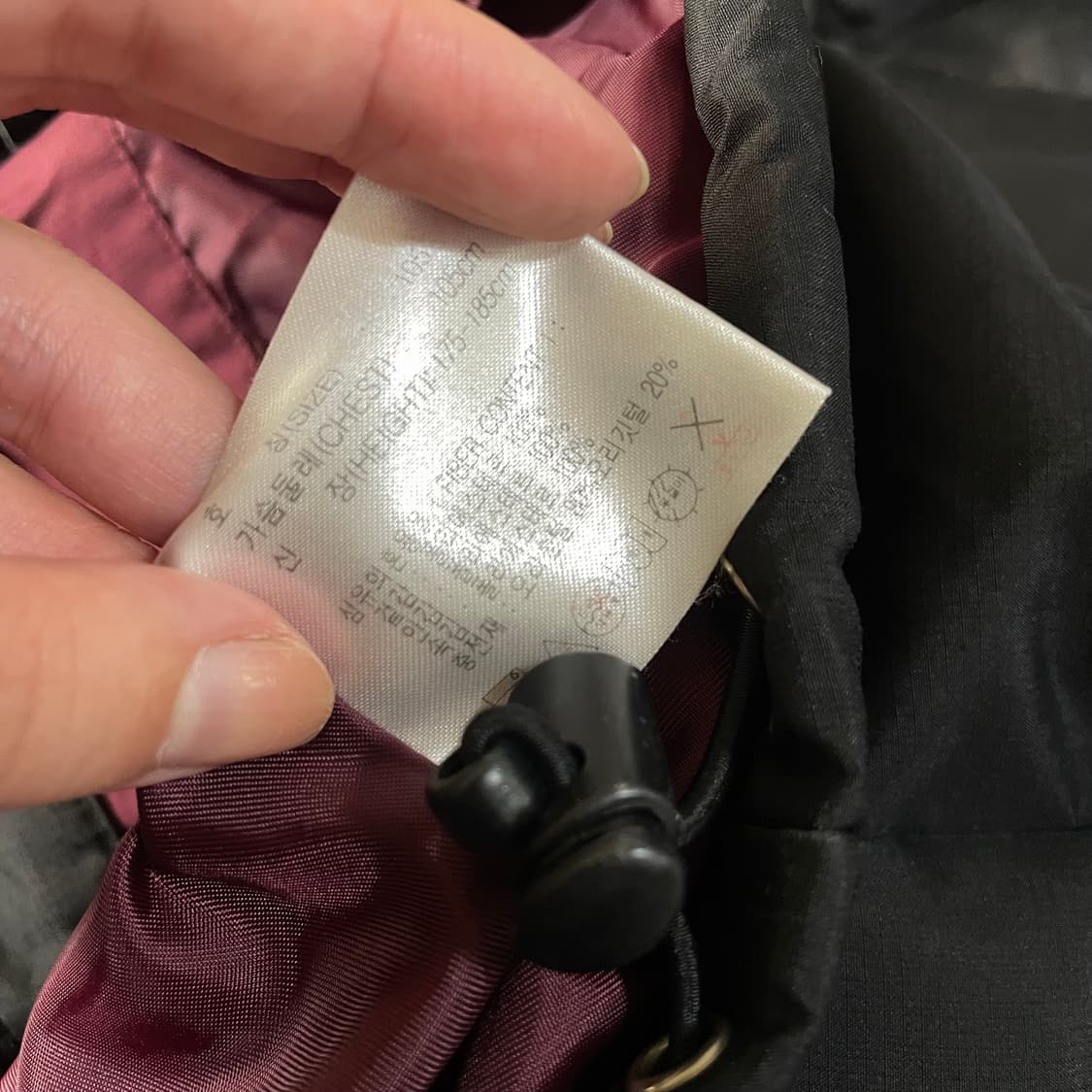 나이키 버건디 로고 뉴챔프 패딩 상품이미지5