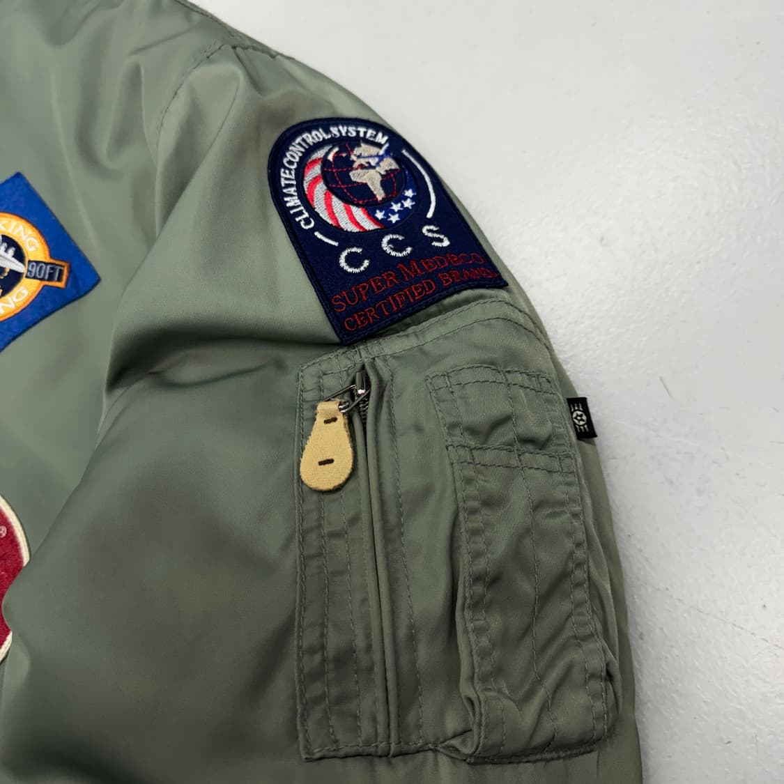 메데코 MA-1 밀리터리 플라이트 패치워크 봄버 항공자켓 상품이미지6