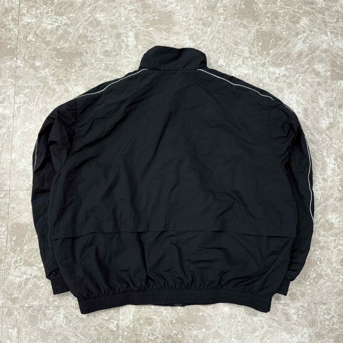 나이키 신형 NSW 스우시 파이핑 우븐 트랙 자켓 바람막이 블랙(XL) 상품이미지3