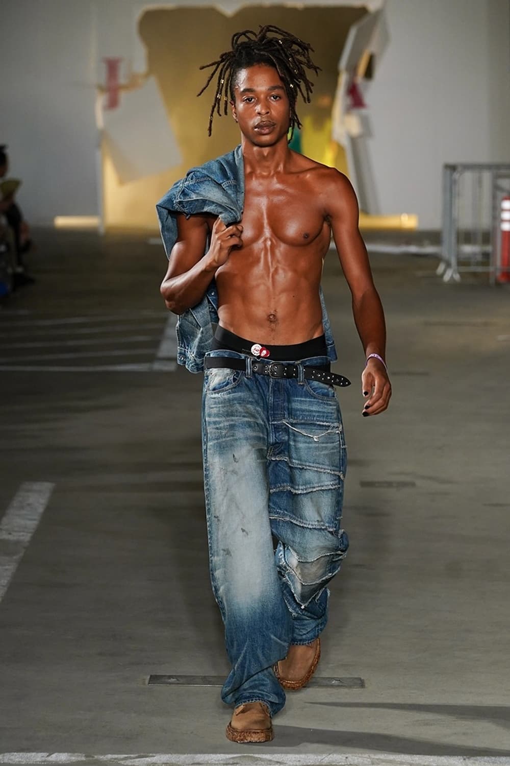 [M] FULLCOUNT x KAMIYA Switching Denim 상품이미지1