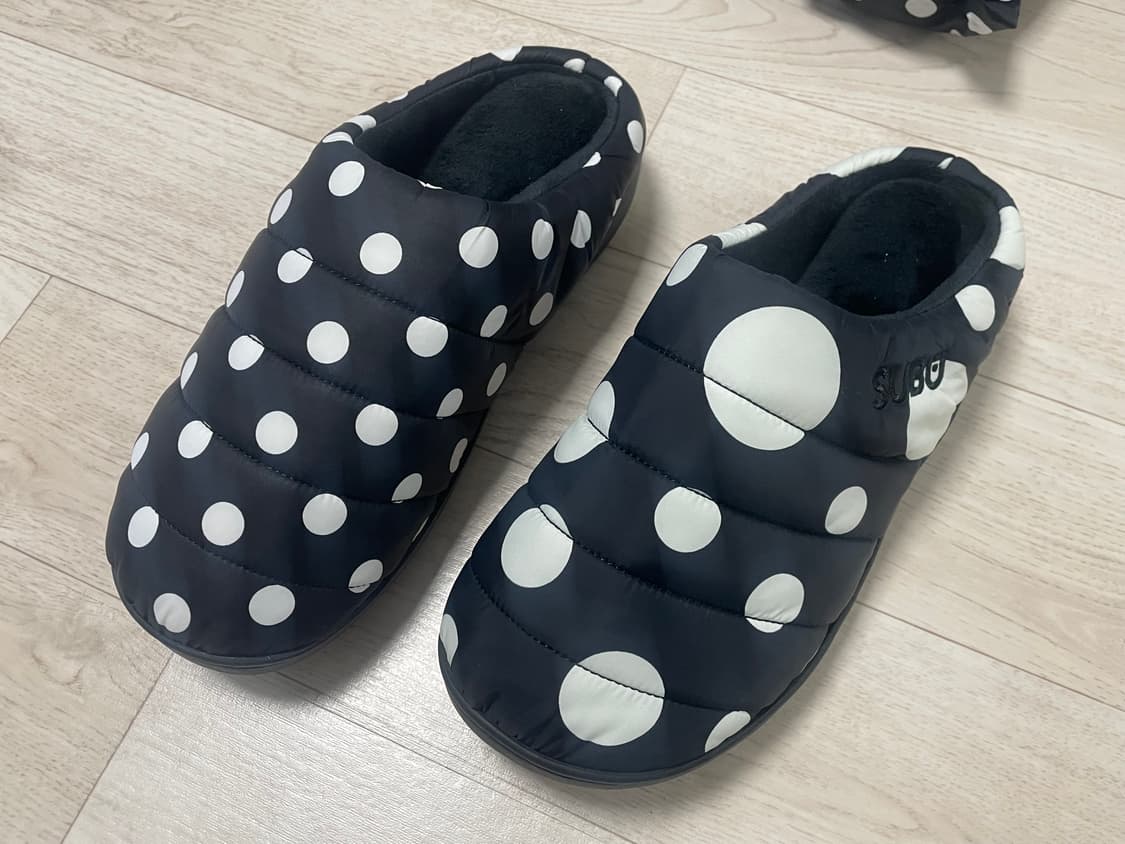 (새상품 정가) subu 패딩 슬리퍼 0사이즈 상품이미지1