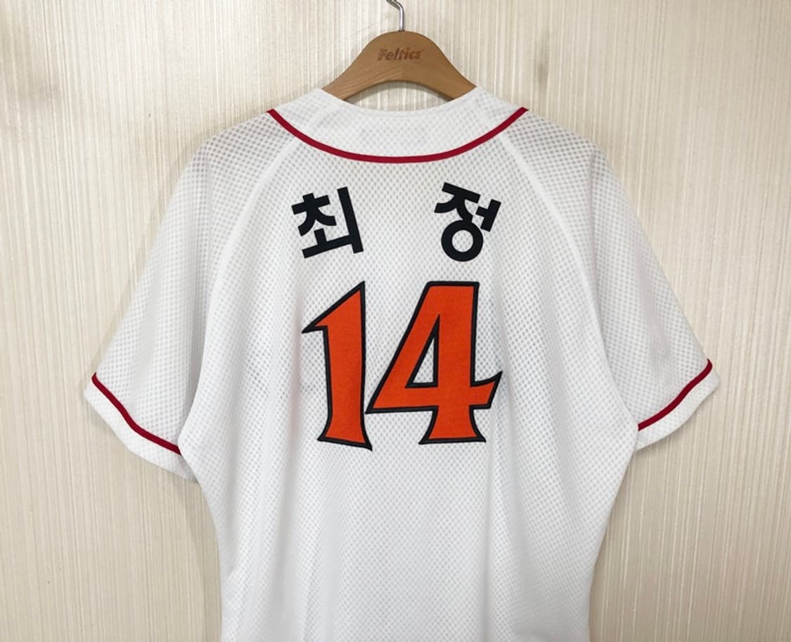 KBO ATC SK와이번스 (왕조) 홈유니폼/져지 105 #14 최정 상품이미지7