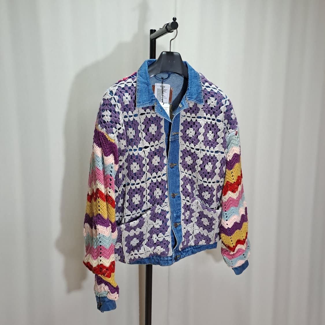 (새제품) 올리언스 스토어 리워크 코바늘 데님자켓 FREE B673 상품이미지2