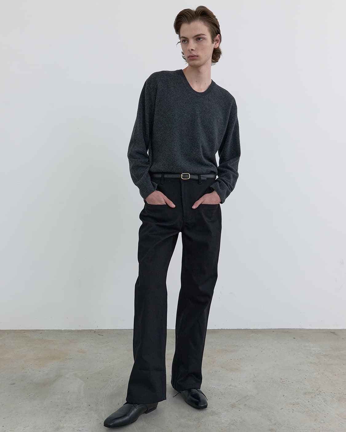 아이엘 렉 니트 차콜 48 상품이미지1