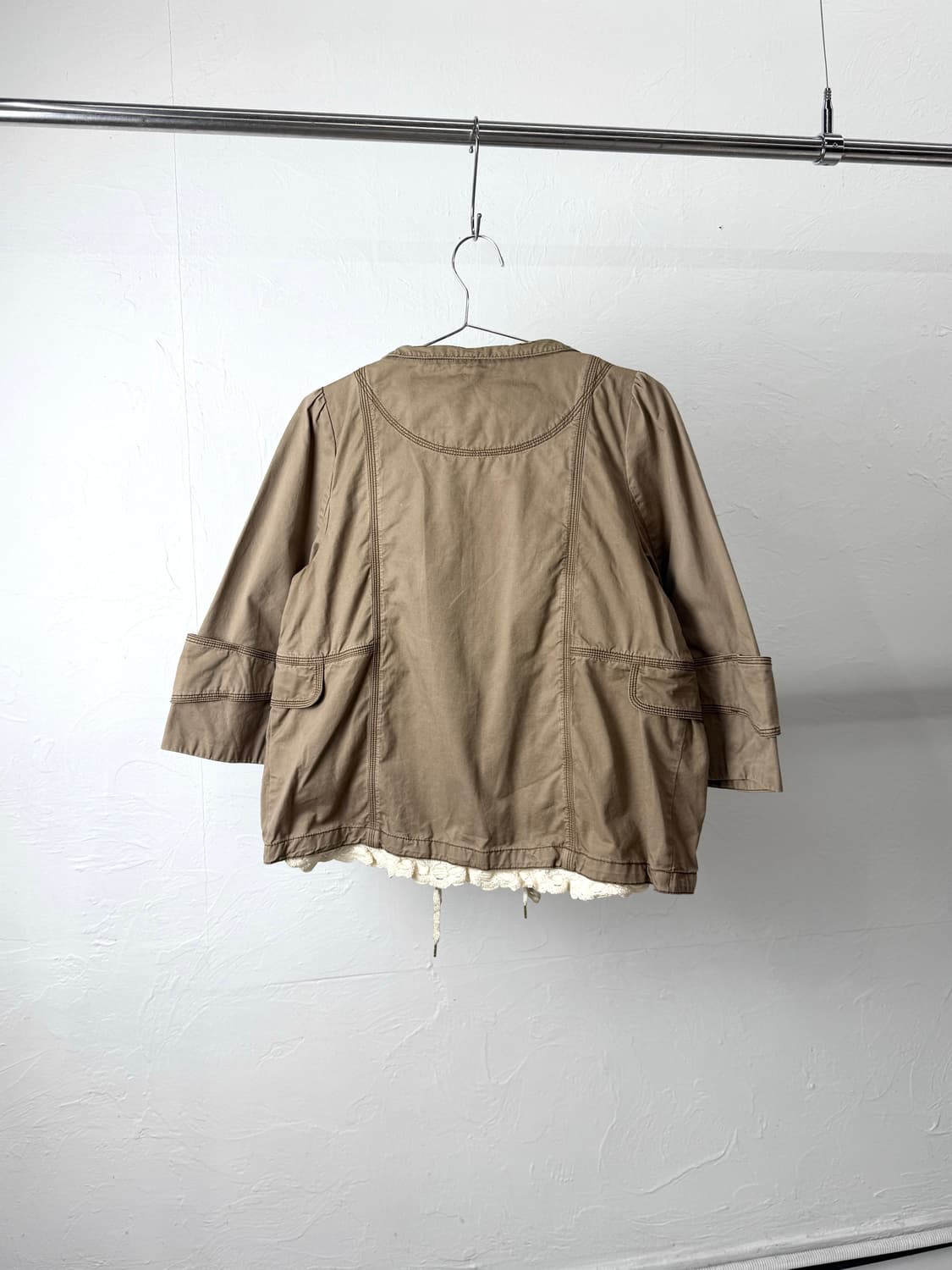 JPN 레이스 야상 자켓 상품이미지5