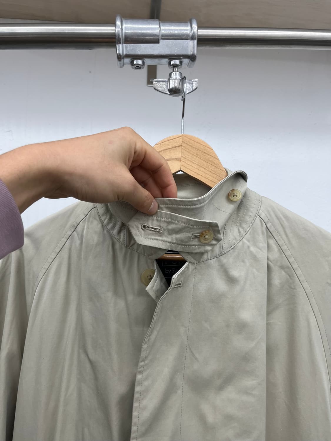 XL) POLO TARTAN CHECK TRENCH COAT 상품이미지4