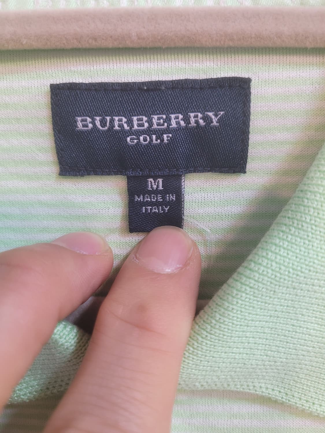 버버리 골프 반팔 피케셔츠 M 상품이미지2