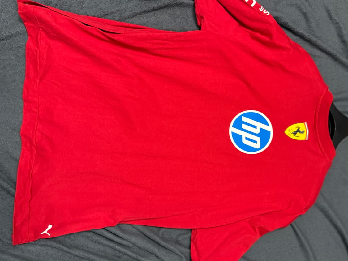 [XL] 2025 f1 푸마 스쿠데리아 티셔츠레드 상품이미지4