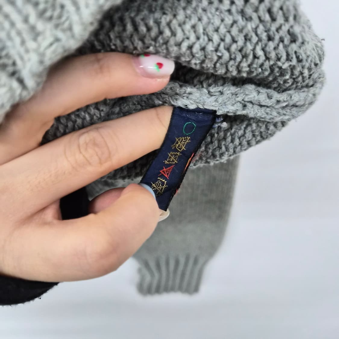 폴로 랄프로렌 그레이 빈티지 니트 스웨터 남성 M 상품이미지6