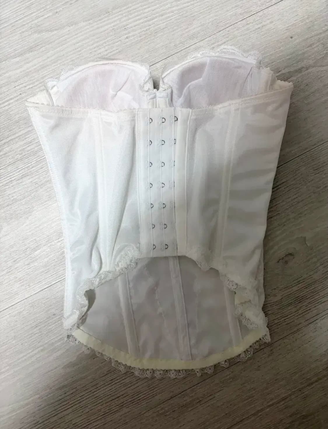 일본 빈티지 웨딩 코르셋 화이트  상품이미지2