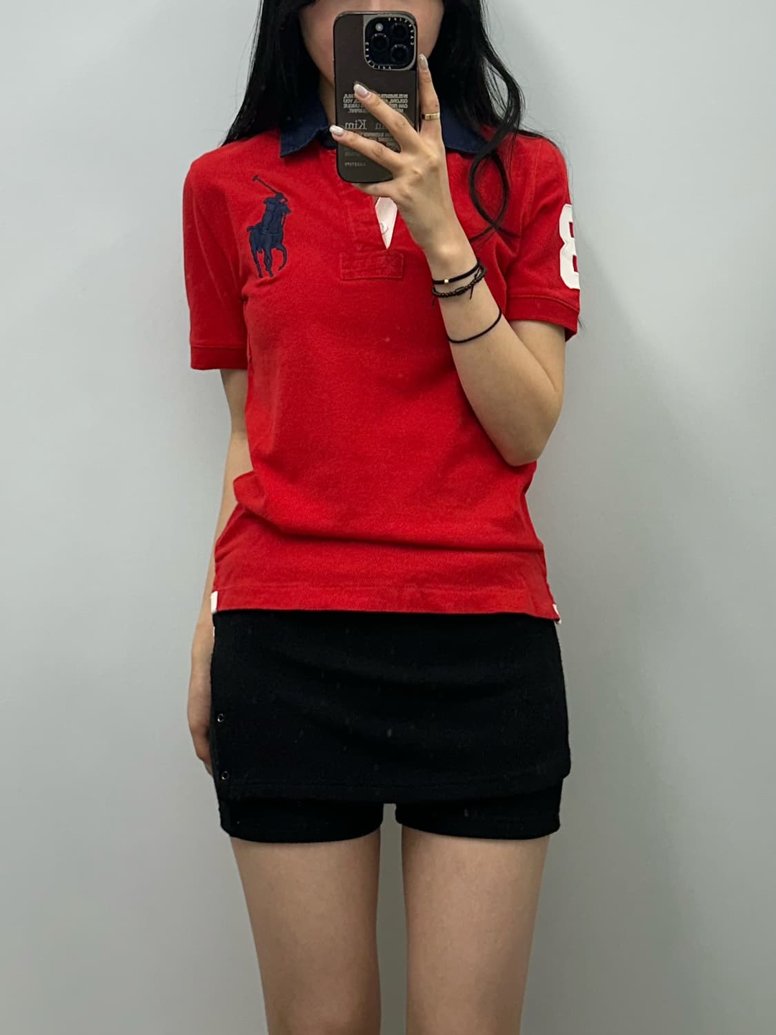 폴로 랄프로렌 빅포니 레드 pk 반팔 티셔츠  상품이미지1