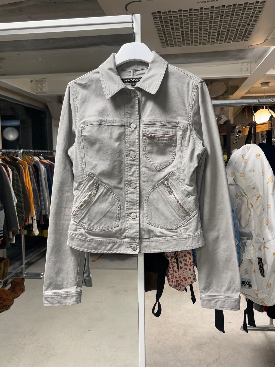 Dkny jeans 트러커 자켓 상품이미지2