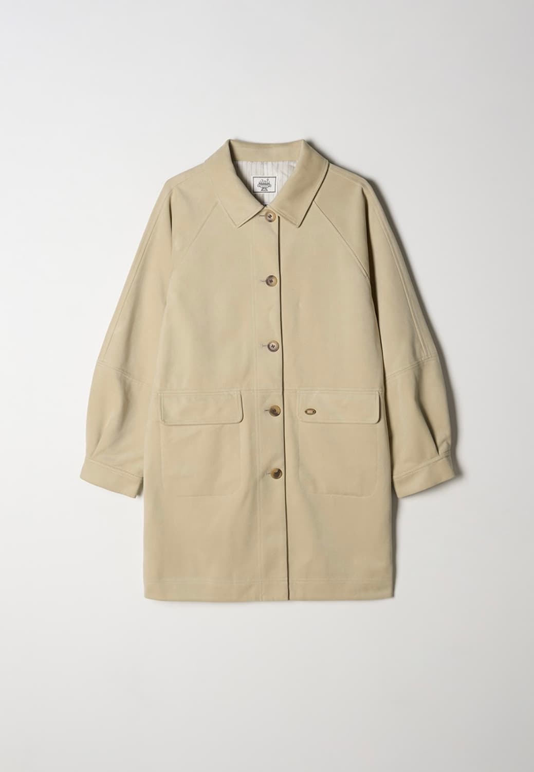 호쿠스포쿠스 Thick suede half coat 스웨이드 하프 코트 상품이미지3