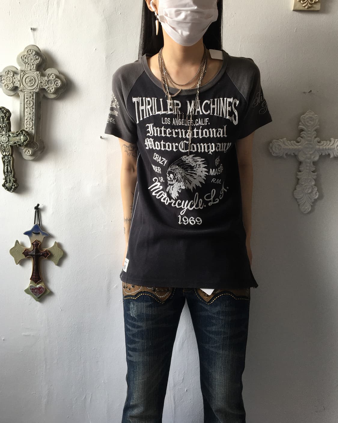Indian point raglan t shirt 상품이미지6