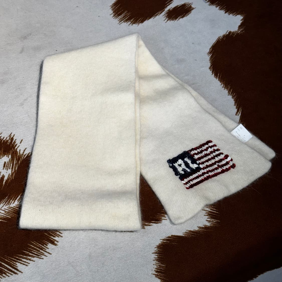 폴로 90s 성조기 울 니트 머플러 스카프 (OS) 상품이미지8