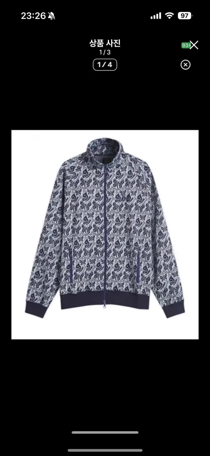 Needles 니들스 폴리 자가드 트랙자켓 상품이미지1