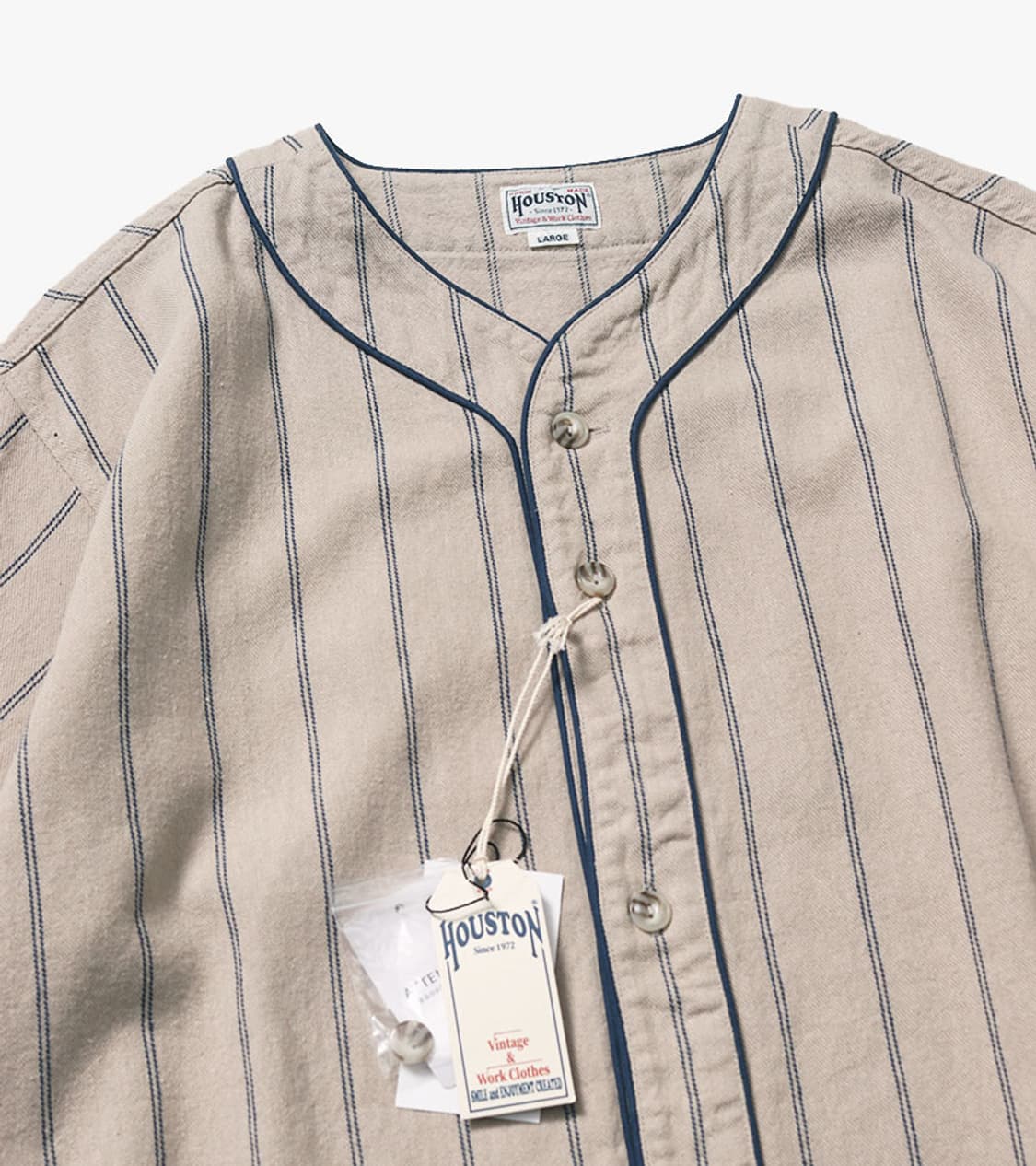 HOUSTON - STRIPE BASEBALL SHIRT 상품이미지4