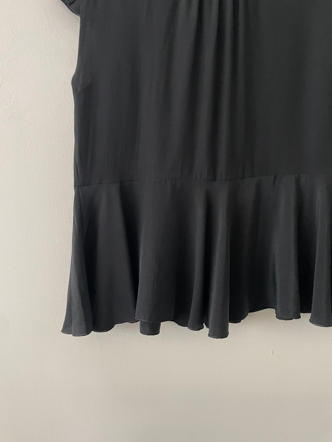 MOSCHINO frill cap sleeve silk blouse 상품이미지8