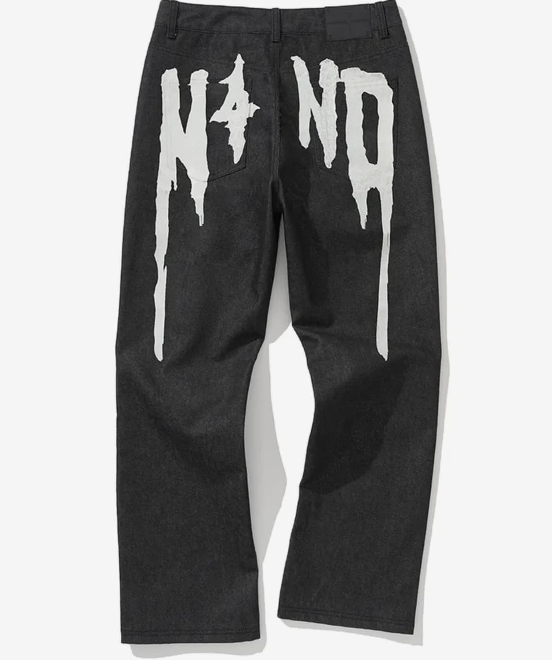 N4ND Drip Logo Denim Pants 드립 로고 데님 팬츠 상품이미지2