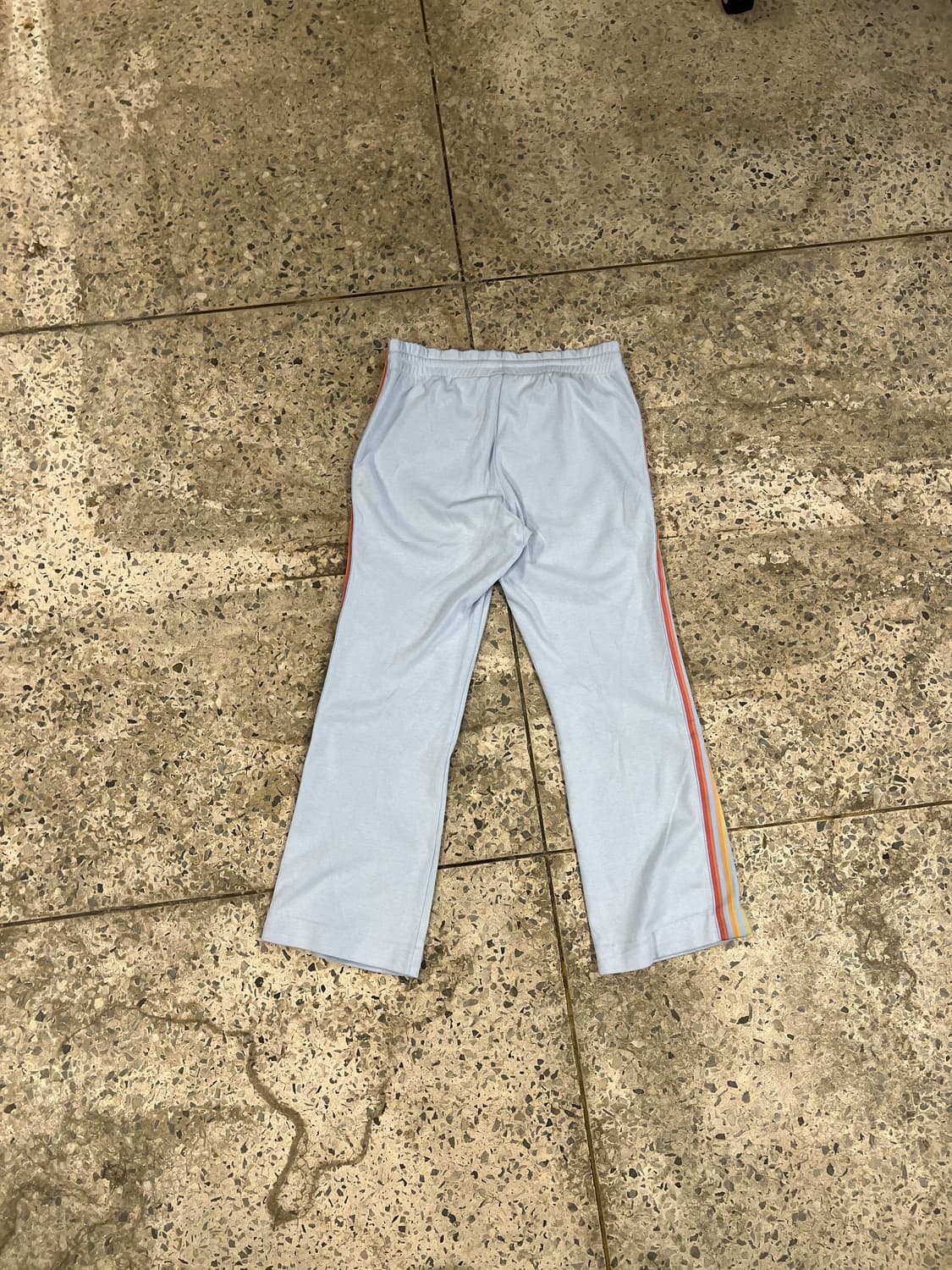 L) 아디다스 하늘색 삼선 트레이닝 팬츠 P105 상품이미지3