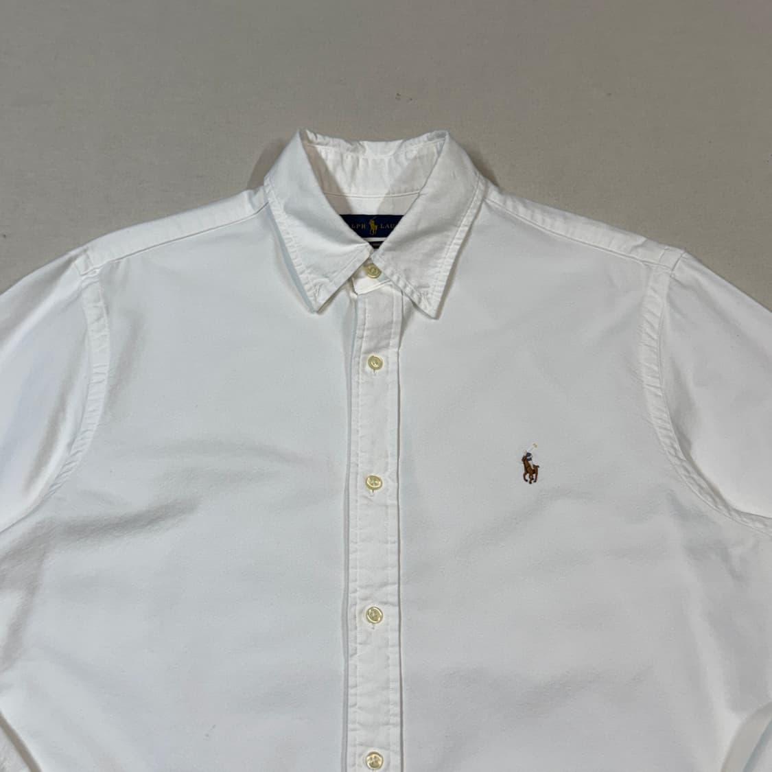 L) 폴로 랄프로렌 커스텀핏 옥스포드 셔츠 큐알탭 신형 T9 상품이미지3