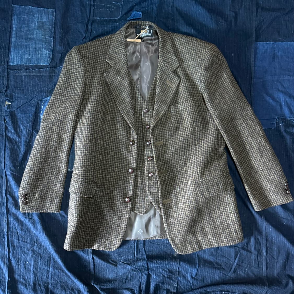 닥스 트위드 울 베스트 & 자켓 100-103 상품이미지1