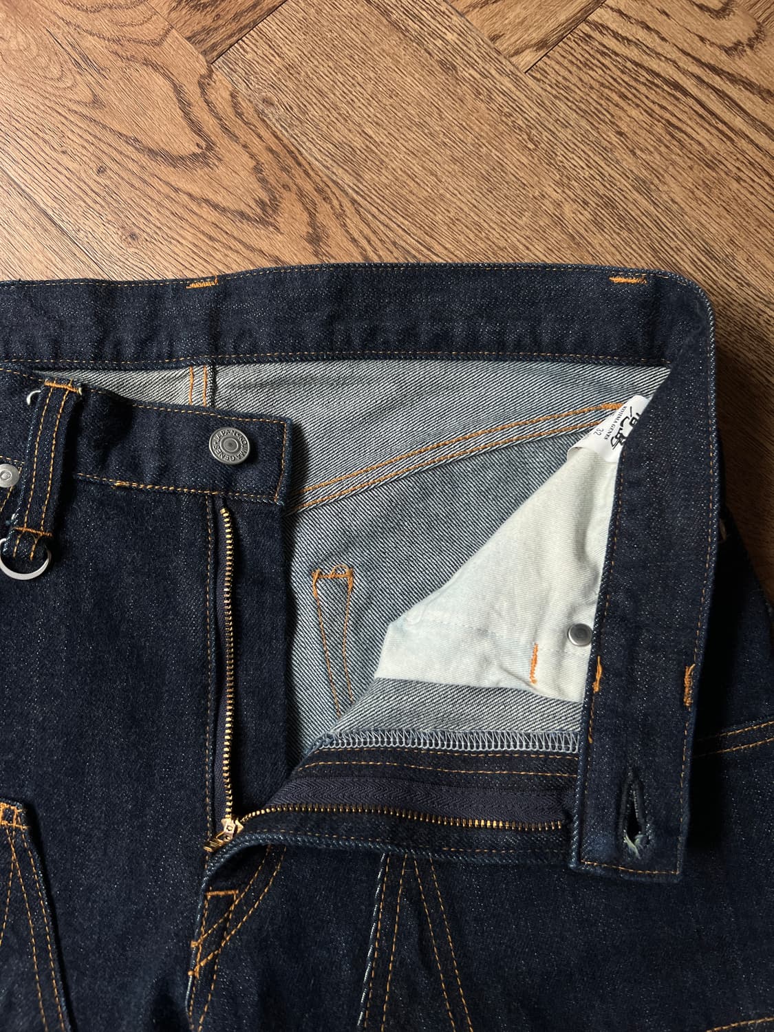 [32]코지마진즈 13oz 다이아 퀼팅 더블니 데님팬츠 상품이미지3