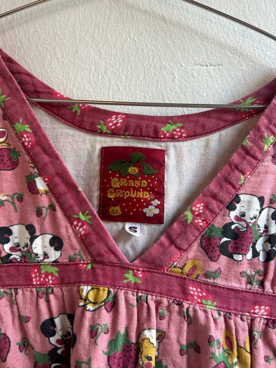 딸기 판다 원피스  상품이미지3