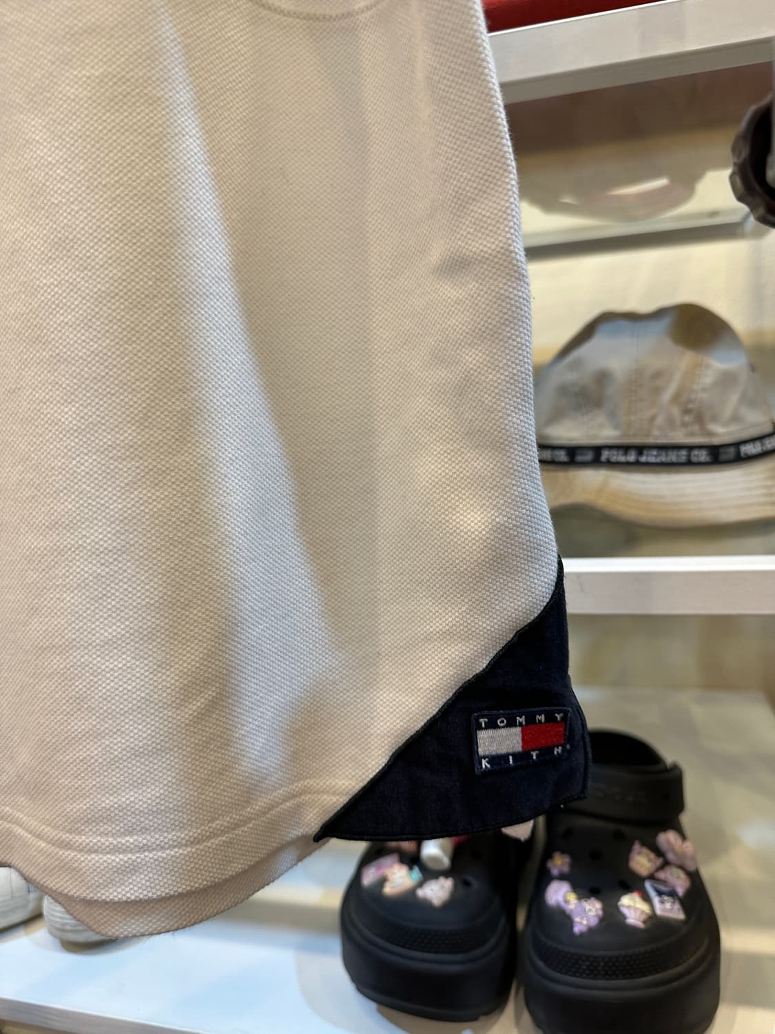 키스x타미힐피거 콜라보 체스트 스프라이트 반팔 럭비 카라티 S 상품이미지6