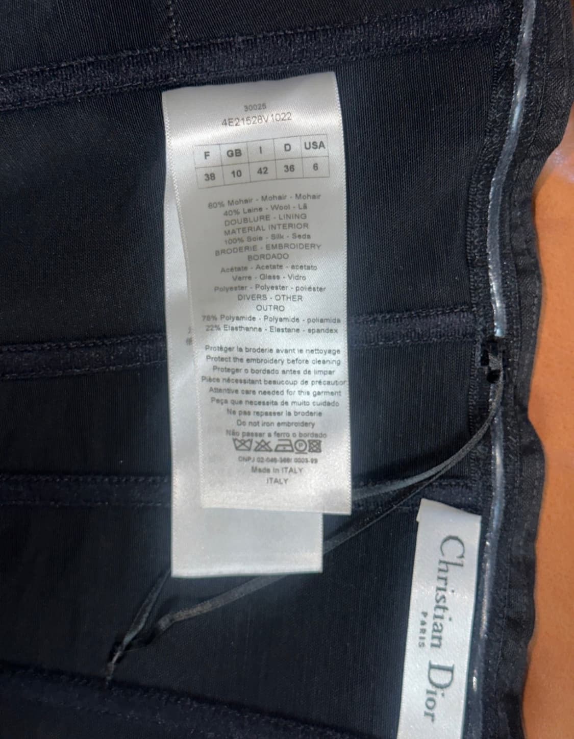 디올 블랙 뷔스티에 탑 38사이즈 상품이미지4