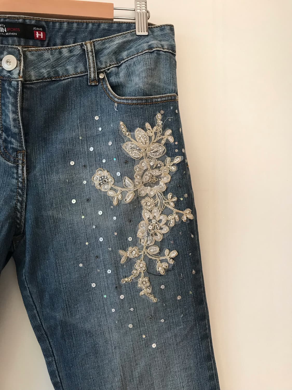 오리엔탈 데님 부츠컷 팬츠 상품이미지7