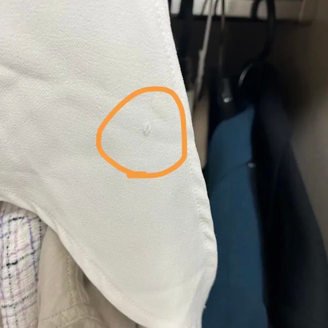 라벨르블랑 화이트 오블리크 스커트 머메이드미디스커트 상품이미지7