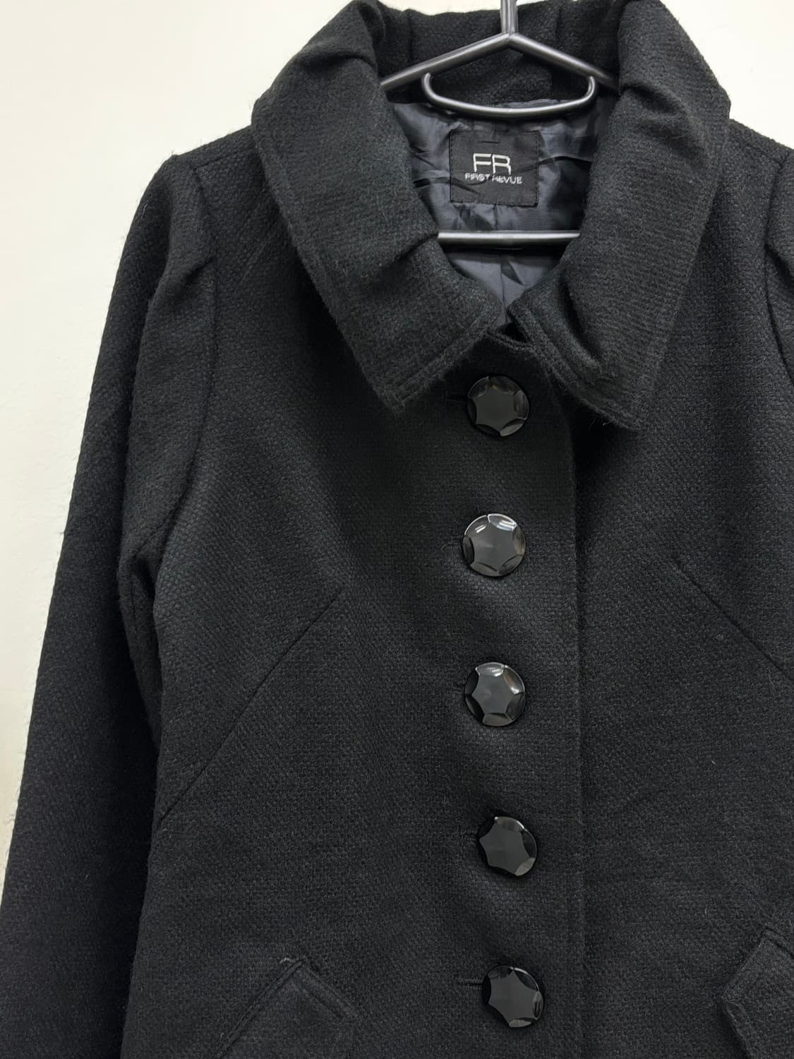 빈티지 블랙 코트 상품이미지6