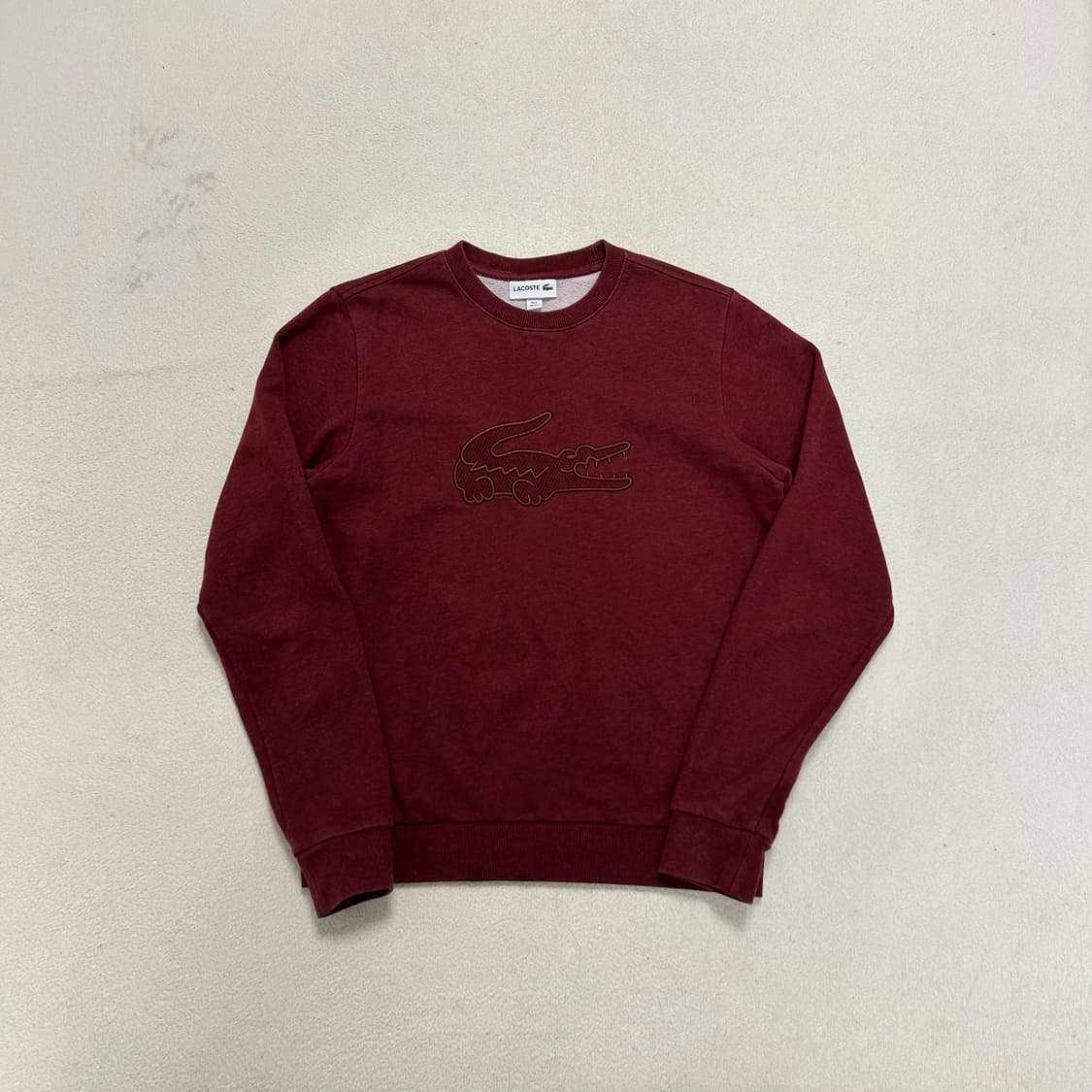 Lacoste burgundy sweatshirt 상품이미지4