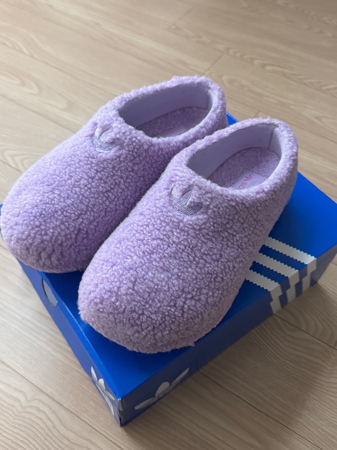 아디다스 아디폼 스탠 뮬 W 퍼플 235 새상품 상품이미지5