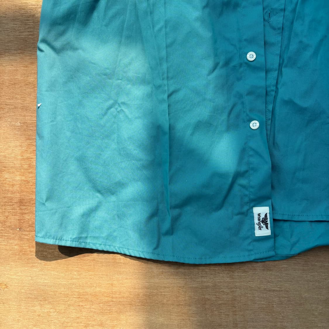 Wrangler Teal Button-Up Casual Shirt 랭글러 상품이미지2
