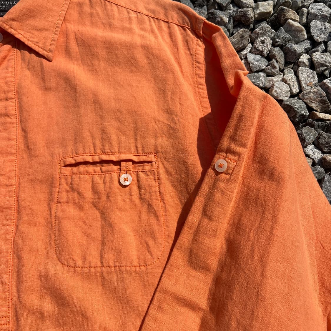 FULL HOUSE  빈티지 린넨 혼방 셔츠 (실측확인) 상품이미지3