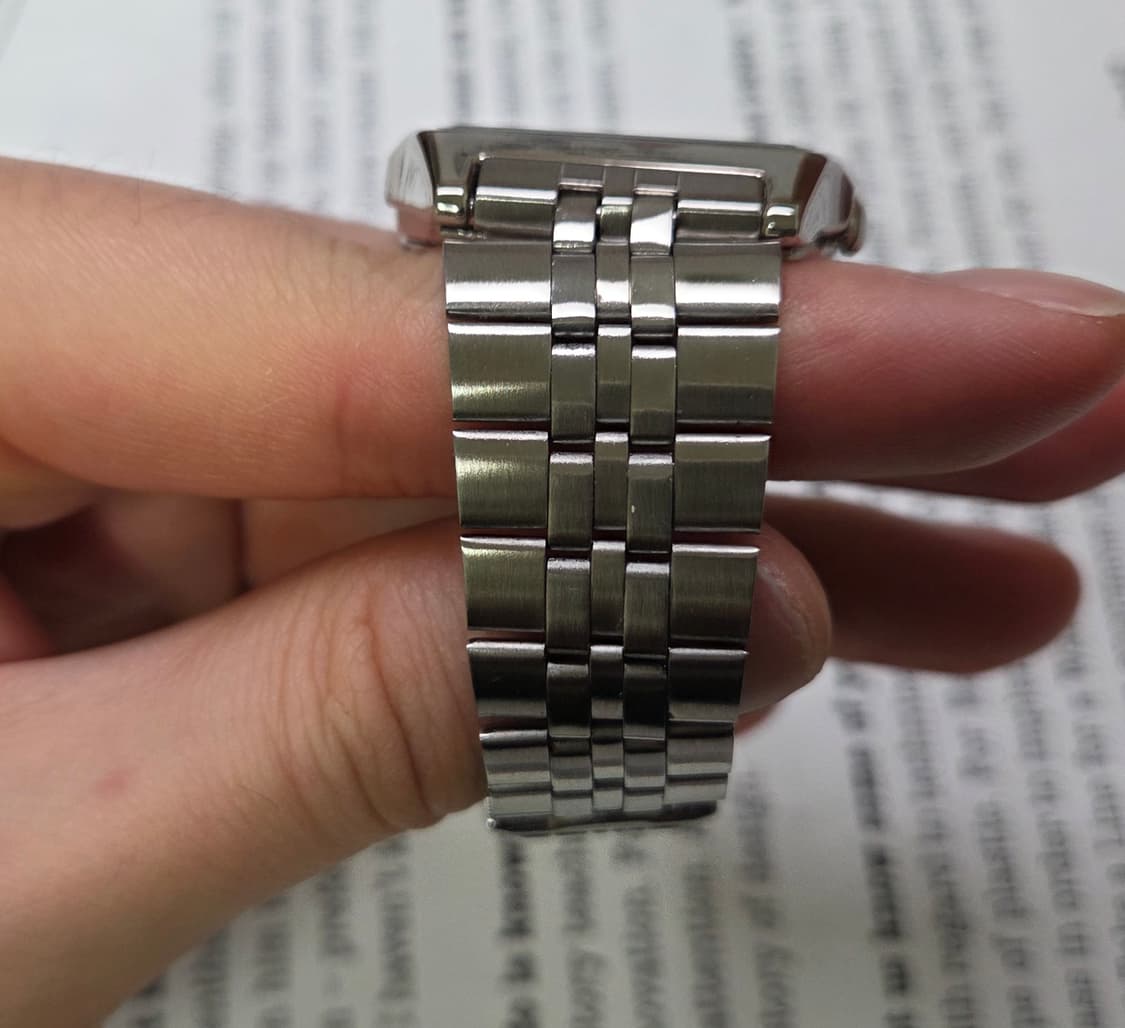 빈티지 세이코 사각테레비 데이데이트 그래픽체커 샴골판 브레이슬릿 ver. 상품이미지6